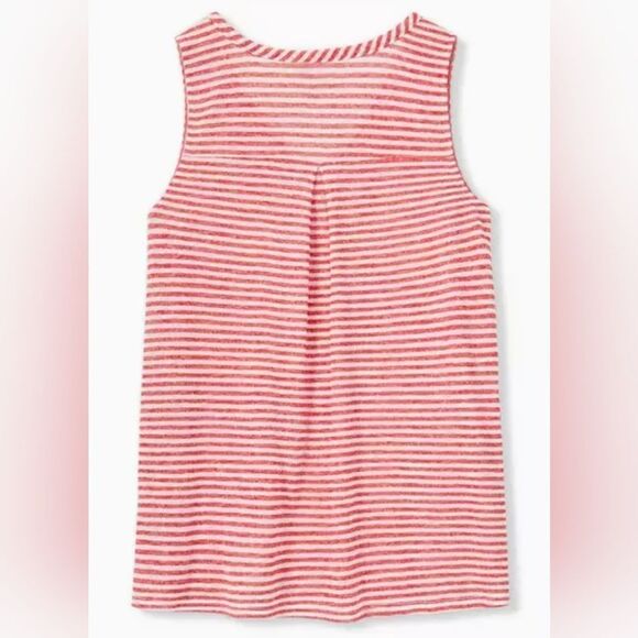 $5 Item! GUC Torrid 4X Knit Red and White Striped Jersey Swing Tunic Tank - Picture 2 of 10
